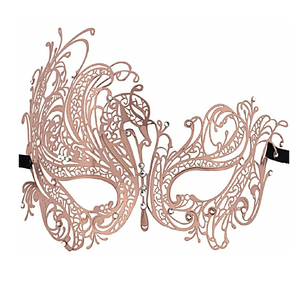 Rose Gold Masqurade Mask
